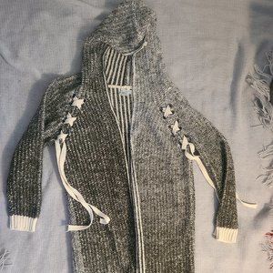 Ombre knit Duster Cardigan